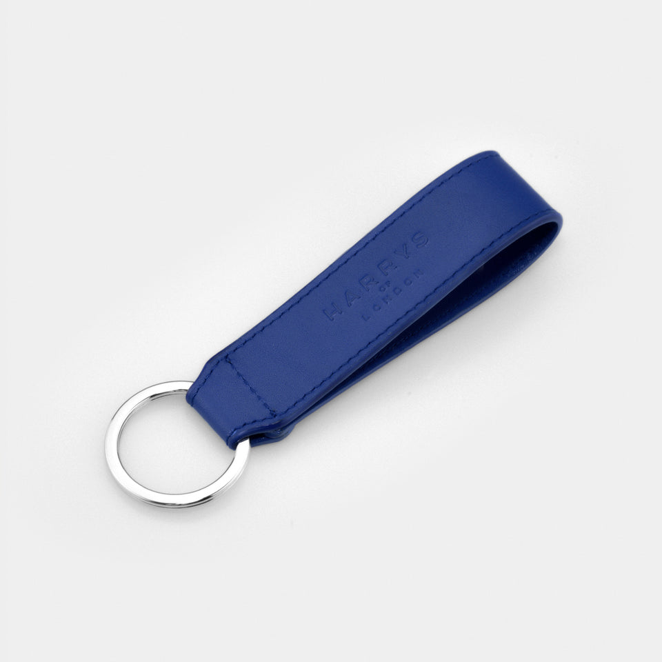 Key Fob Soft Nappa Cobalt Blue